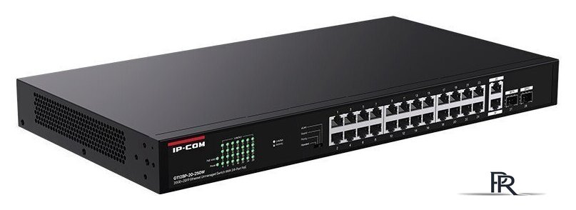 Неуправляемый коммутатор IP-COM G1128P-24-250W - Изображение №3 — Интернет-магазин ПроЗаказ