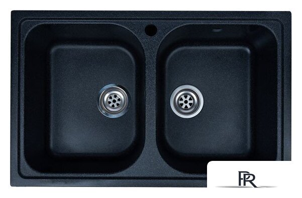 Кухонная мойка Granrus GR-785 W (черный) - Изображение №1 — Интернет-магазин ПроЗаказ