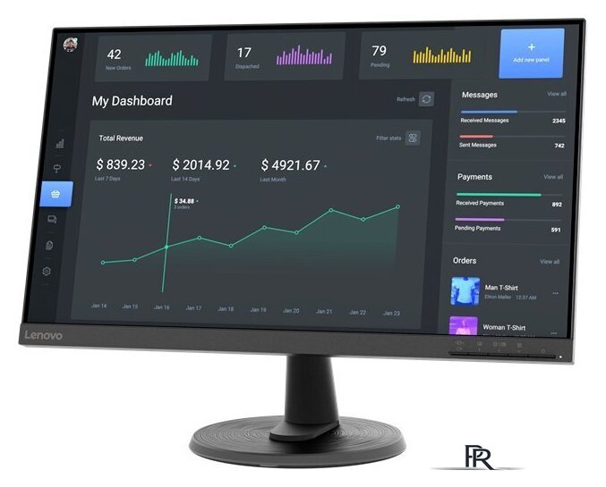 Монитор Lenovo C24-40 63DCKAT6EU - Изображение №3 — Интернет-магазин ПроЗаказ