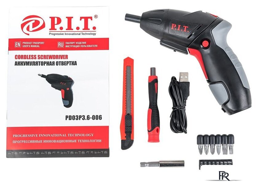 Электроотвертка P.I.T. PD03P3.6-006 (с АКБ) - Изображение №4 — Интернет-магазин ПроЗаказ