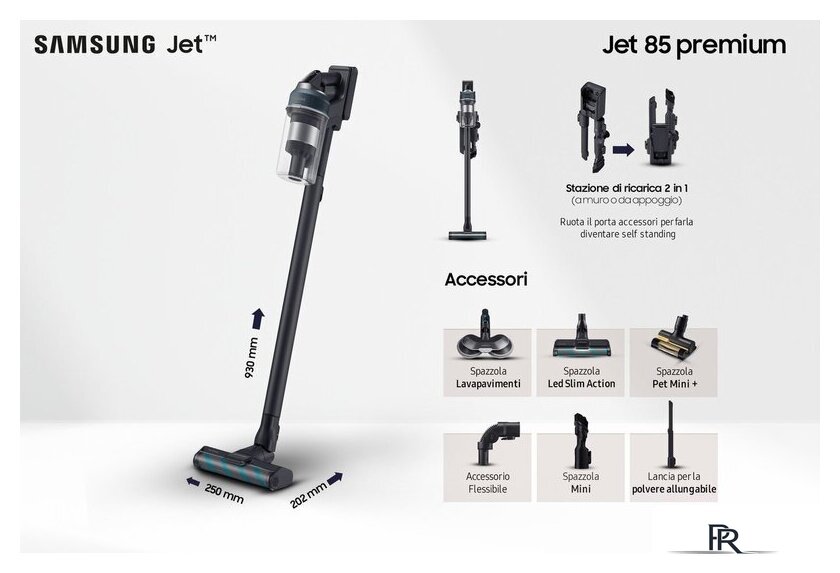 Пылесос Samsung Jet 85 VS20C852FTB/WA - Изображение №4 — Интернет-магазин ПроЗаказ