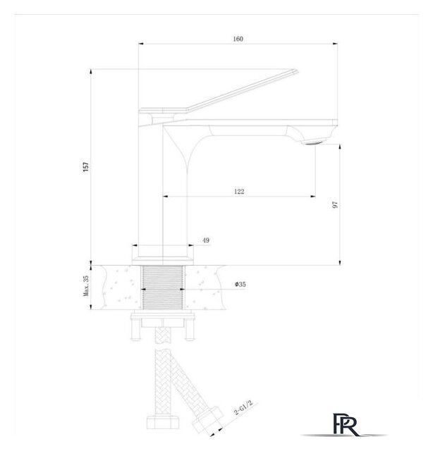 Смеситель Lauter Allure 21C618С - Изображение №2 — Интернет-магазин ПроЗаказ