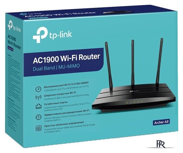 Wi-Fi роутер TP-Link Archer A8 - Изображение №4 — Интернет-магазин ПроЗаказ