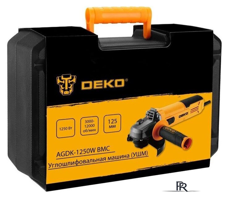 Угловая шлифмашина Deko AGDK-1250W 084-1078 - Изображение №5 — Интернет-магазин ПроЗаказ