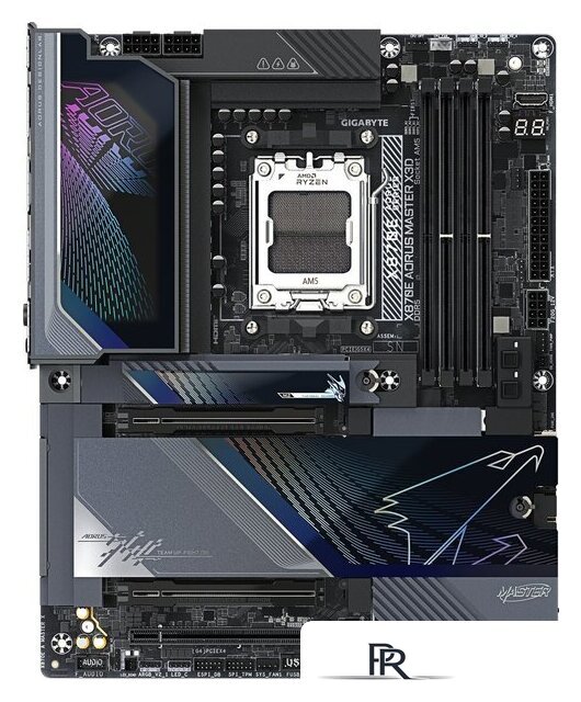 Материнская плата Gigabyte X870E Aorus Master X3D - Изображение №1 — Интернет-магазин ПроЗаказ