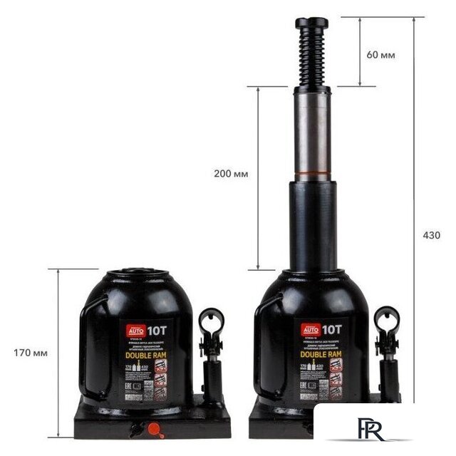 Бутылочный домкрат Startul Auto ST8026-10 10т - Изображение №2 — Интернет-магазин ПроЗаказ