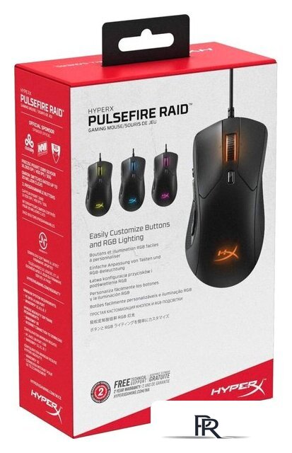 Игровая мышь HyperX Pulsefire Raid - Изображение №8 — Интернет-магазин ПроЗаказ