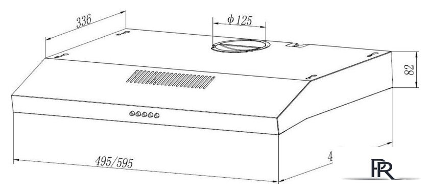 Кухонная вытяжка Elikor Eco One 60 298169 (черный) - Изображение №9 — Интернет-магазин ПроЗаказ