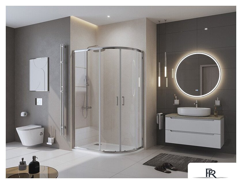 Душевой поддон BelBagno TRAY-MR-UNO-RH-120/90-550-35-W-L-CR 120x90 - Изображение №6 — Интернет-магазин ПроЗаказ