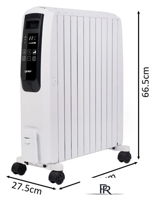Масляный радиатор Yoer Inferno OFR1025W - Изображение №9 — Интернет-магазин ПроЗаказ
