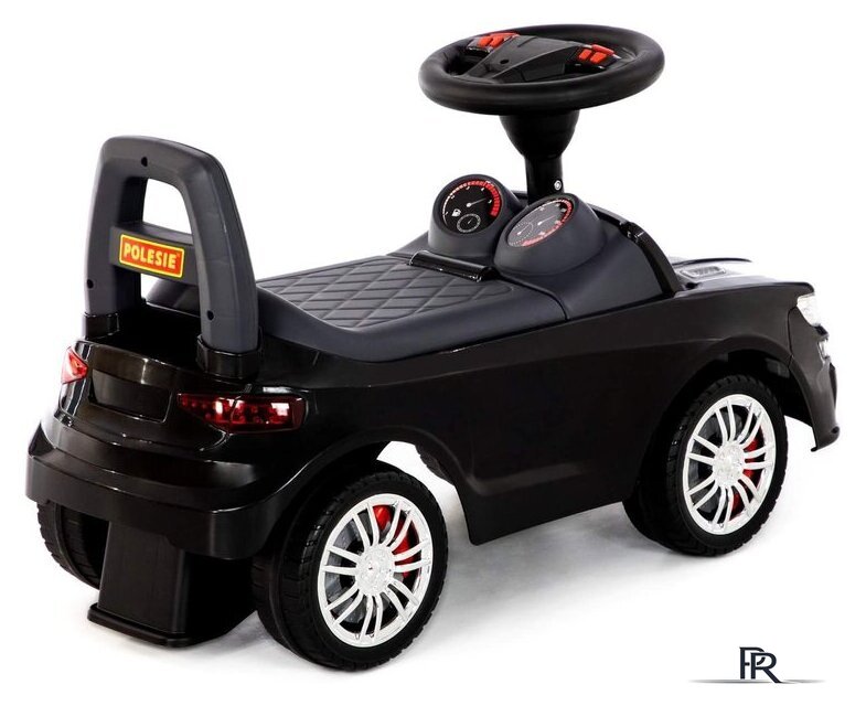 Каталка Полесье SuperCar №6 84613 (черный) - Изображение №4 — Интернет-магазин ПроЗаказ
