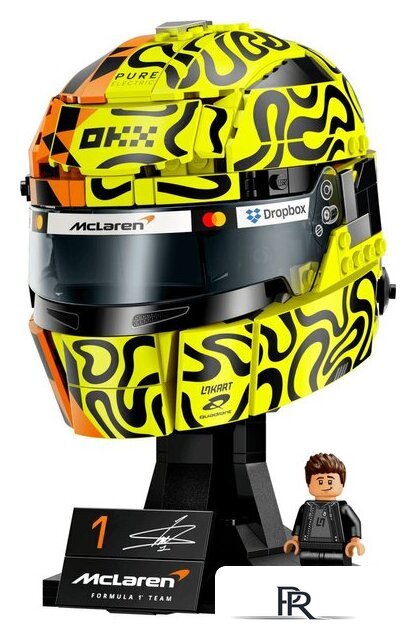 Конструктор LEGO Editions 43023 Шлем McLaren Mastercard F1 Team Lando Norris Helmet - Изображение №2 — Интернет-магазин ПроЗаказ