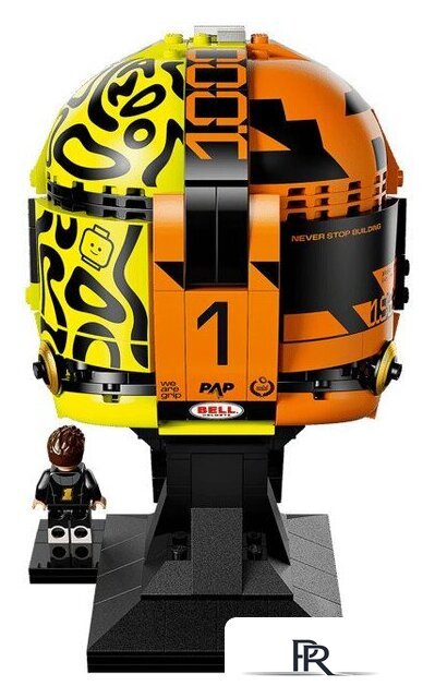 Конструктор LEGO Editions 43023 Шлем McLaren Mastercard F1 Team Lando Norris Helmet - Изображение №5 — Интернет-магазин ПроЗаказ