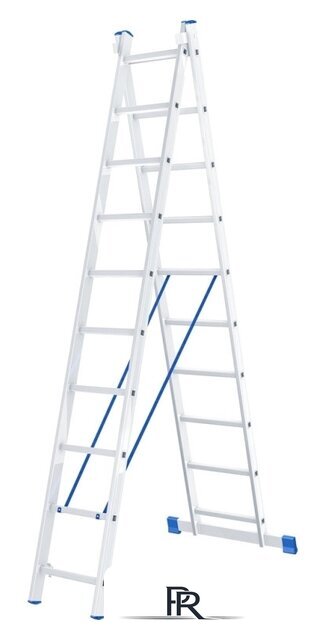 Лестница-стремянка СибрТех 97910 2x10 ступеней - Изображение №1 — Интернет-магазин ПроЗаказ
