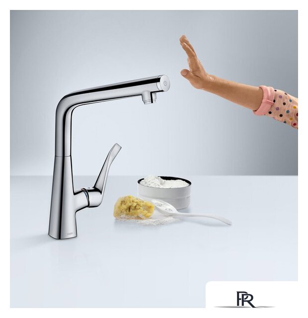 Смеситель Hansgrohe Metris Select 14883000 - Изображение №5 — Интернет-магазин ПроЗаказ