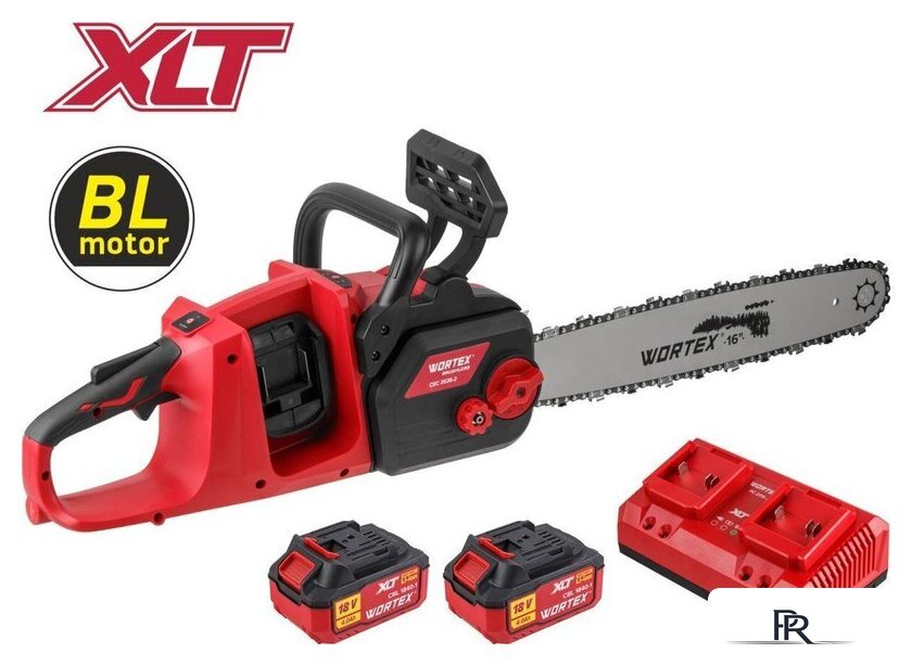 Аккумуляторная пила Wortex CEC 3536-2 ALL1 XLT Set 2333076 (с 2-мя АКБ) - Изображение №2 — Интернет-магазин ПроЗаказ
