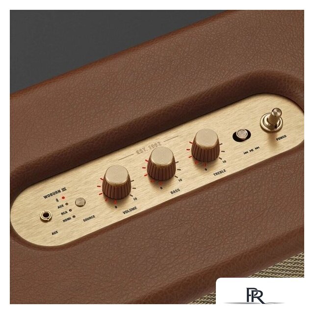 Беспроводная колонка Marshall Woburn III (коричневый) - Изображение №4 — Интернет-магазин ПроЗаказ