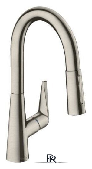 Смеситель Hansgrohe Talis M51 73850800 (стальной) - Изображение №1 — Интернет-магазин ПроЗаказ