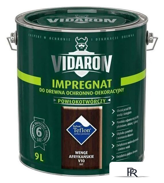 Пропитка Vidaron Impregnant V10 9 л (африканское венге) - Изображение №1 — Интернет-магазин ПроЗаказ