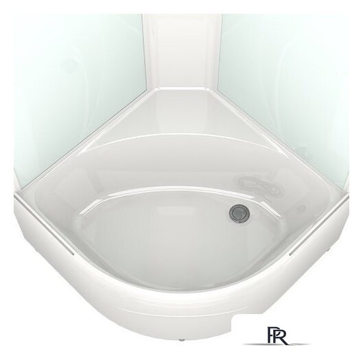 Душевая кабина Domani-Spa Delight 110 High 100x100 (матовое стекло/белый) - Изображение №4 — Интернет-магазин ПроЗаказ