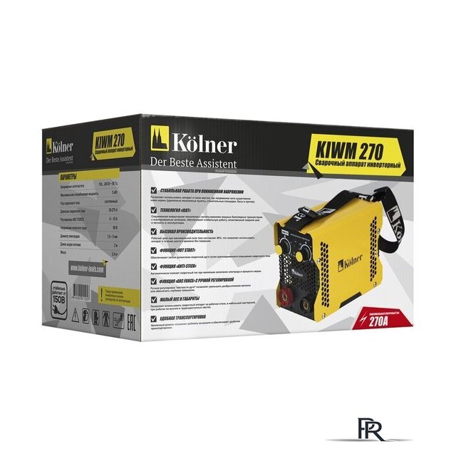 Сварочный инвертор Kolner KIWM 270 - Изображение №7 — Интернет-магазин ПроЗаказ