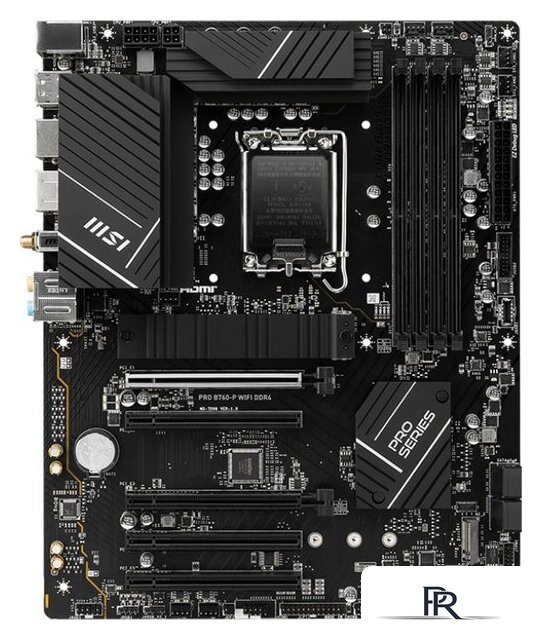 Материнская плата MSI Pro B760-P WiFi DDR4 - Изображение №1 — Интернет-магазин ПроЗаказ