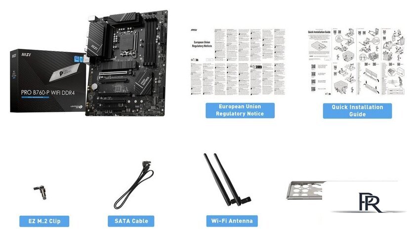 Материнская плата MSI Pro B760-P WiFi DDR4 - Изображение №2 — Интернет-магазин ПроЗаказ