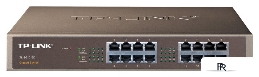 Неуправляемый коммутатор TP-Link TL-SG1016D - Изображение №1 — Интернет-магазин ПроЗаказ
