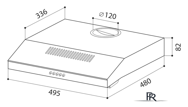 Кухонная вытяжка LEX S 500 (белый) - Изображение №9 — Интернет-магазин ПроЗаказ