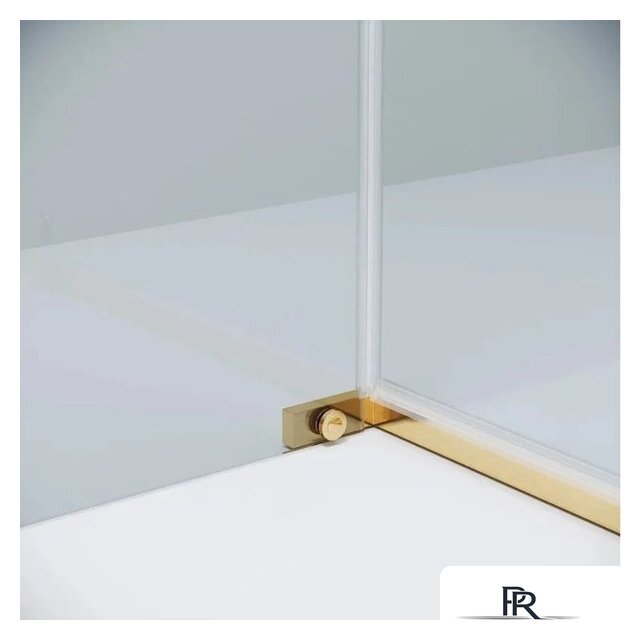 Душевая стенка Grossman Pragma 90x195 200.K33.03.90.32.00 (золото сатин,стекло прозрачное) - Изображение №7 — Интернет-магазин ПроЗаказ