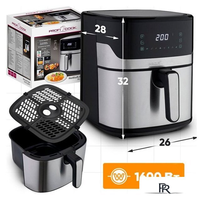 Аэрогриль (аэрофритюрница) ProfiCook PC-FR 1294 H - Изображение №5 — Интернет-магазин ПроЗаказ