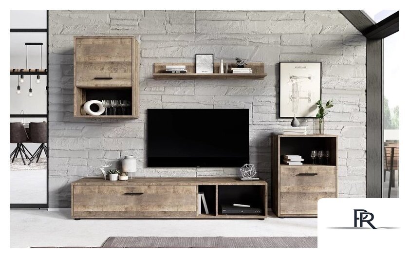 Горка НК-Мебель Rock 71295582 (дуб грандж песочный) - Изображение №1 — Интернет-магазин ПроЗаказ