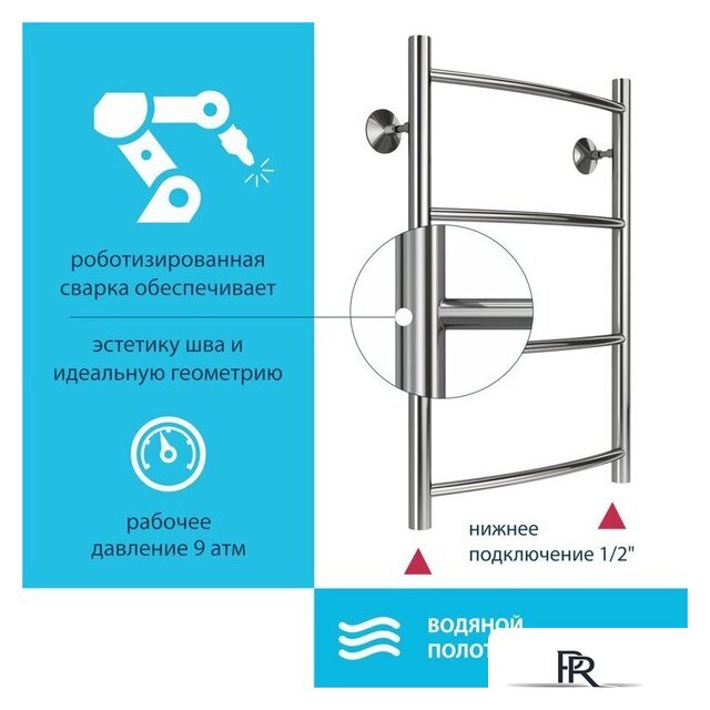 Полотенцесушитель Stelmix Дуга ВПС П4 400х600 - Изображение №3 — Интернет-магазин ПроЗаказ