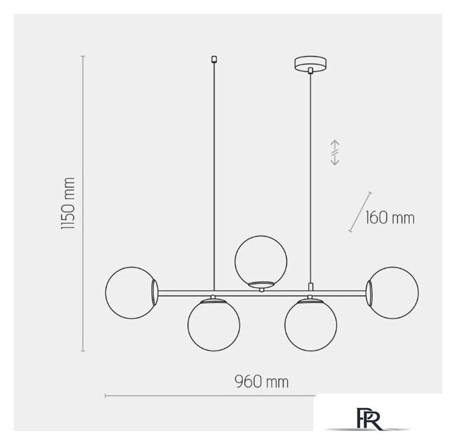 Подвесная люстра TK Lighting TKP6219 - Изображение №4 — Интернет-магазин ПроЗаказ