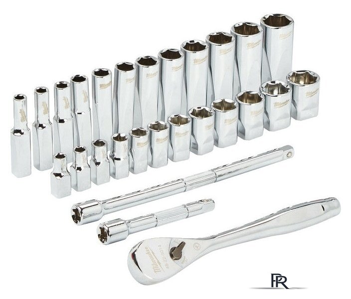 Набор трещотка с головками Milwaukee 4932464943 (28 предметов) - Изображение №3 — Интернет-магазин ПроЗаказ