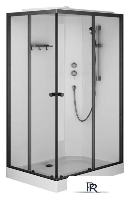 Душевая кабина AM.PM X-Joy 120x80 W94C-403-12080BT (черный матовый/прозрачное стекло) - Изображение №1 — Интернет-магазин ПроЗаказ