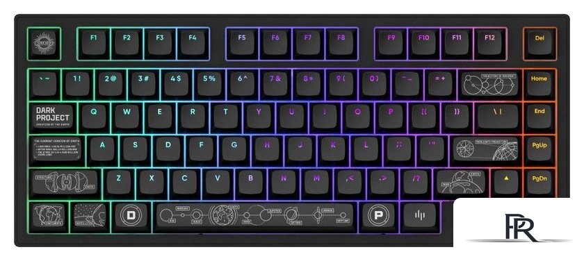 Клавиатура Dark Project ALU81A Terra Nova Black (g3ms Moonstone) - Изображение №1 — Интернет-магазин ПроЗаказ