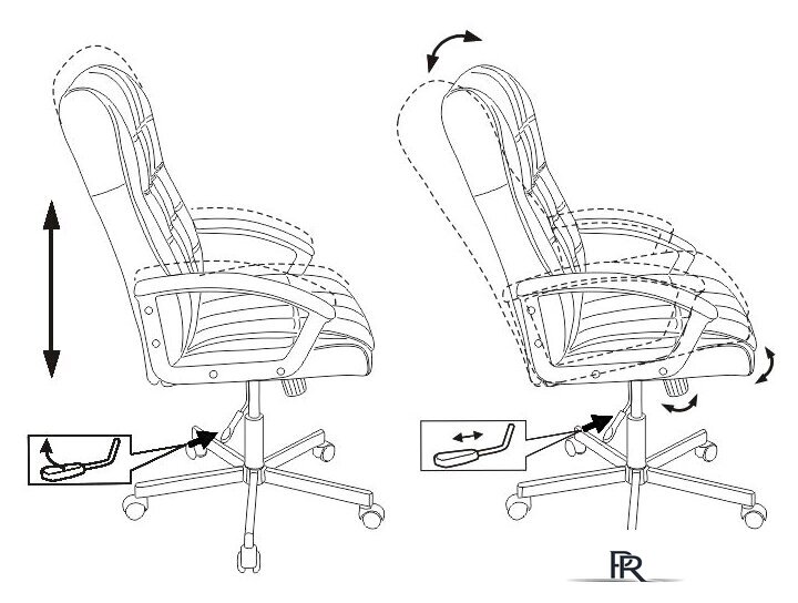 Офисное кресло Бюрократ CH-823AXSN (черный) - Изображение №6 — Интернет-магазин ПроЗаказ