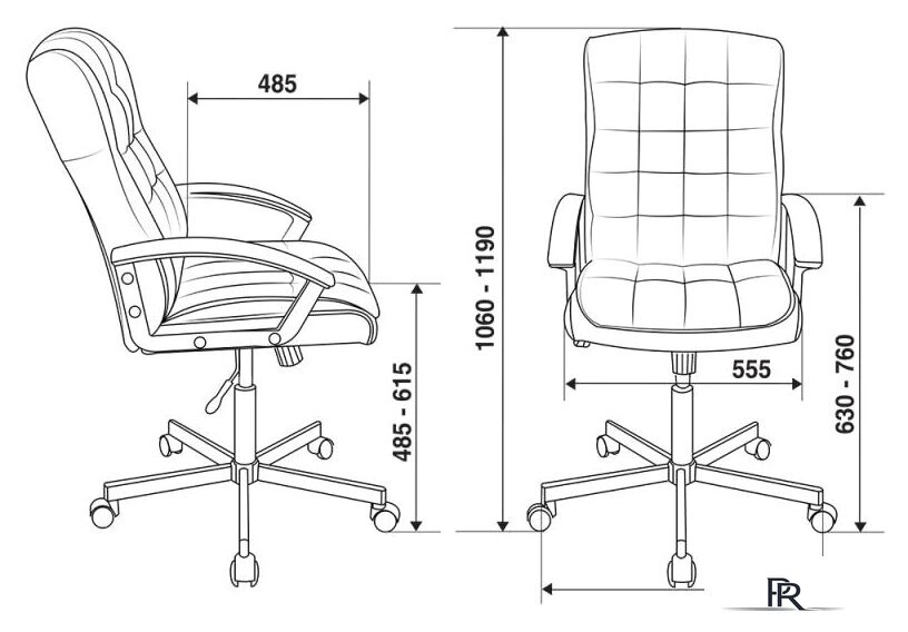 Офисное кресло Бюрократ CH-823AXSN (черный) - Изображение №5 — Интернет-магазин ПроЗаказ