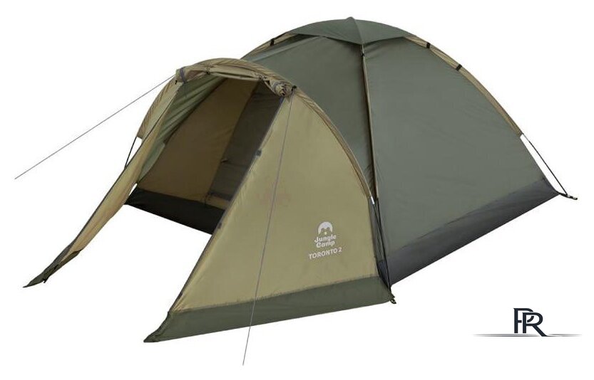 Треккинговая палатка Jungle Camp Toronto 2 (оливковый) - Изображение №1 — Интернет-магазин ПроЗаказ