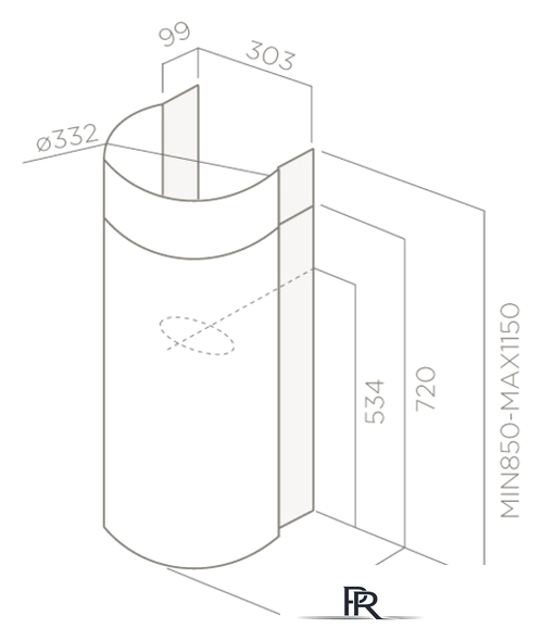 Кухонная вытяжка Elica Stone IX/A/33 (61412862A) - Изображение №8 — Интернет-магазин ПроЗаказ