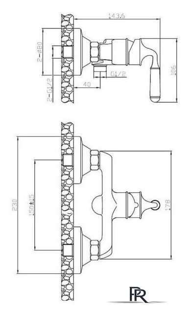 Смеситель Esko Prague PG 80 - Изображение №4 — Интернет-магазин ПроЗаказ