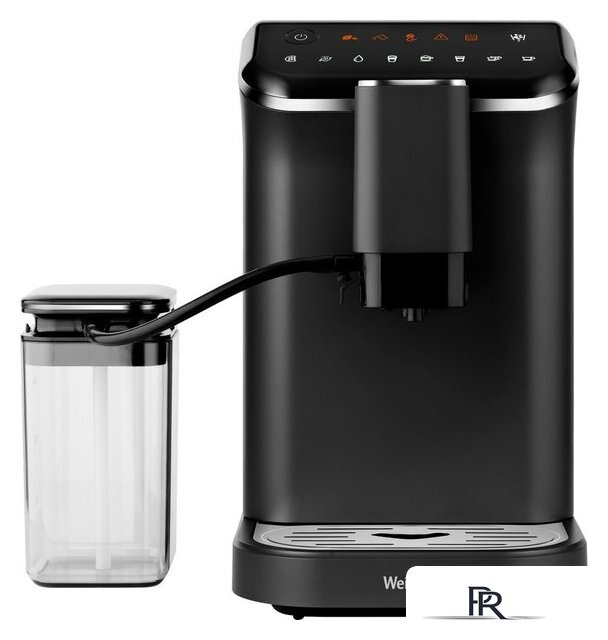 Кофемашина Weissgauff WCM-325 Black Automatic Touch Cappuccino - Изображение №1 — Интернет-магазин ПроЗаказ