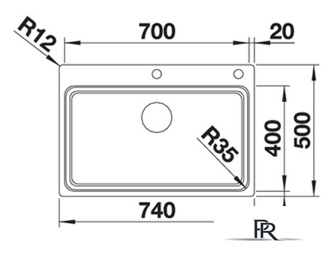 Кухонная мойка Blanco Etagon 700-IF/A (зеркальная полировка) 524274 - Изображение №5 — Интернет-магазин ПроЗаказ