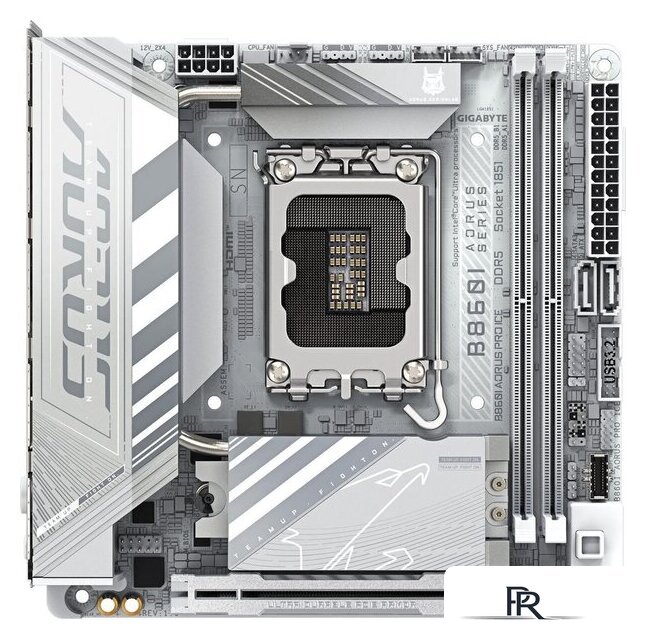Материнская плата Gigabyte B860I Aorus Pro Ice - Изображение №1 — Интернет-магазин ПроЗаказ