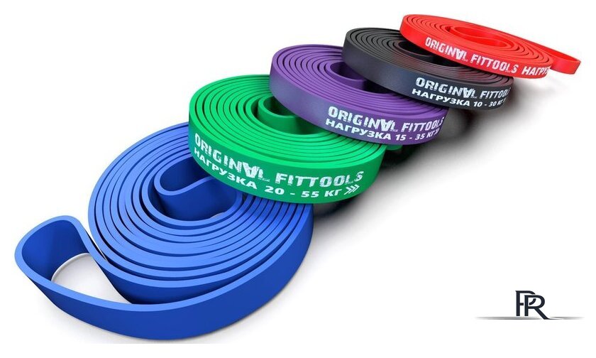 Набор фитнес резинок Original FitTools FT-EX-208-SET5 - Изображение №1 — Интернет-магазин ПроЗаказ