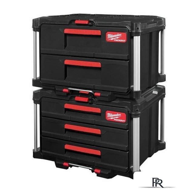 Ящик для инструментов Milwaukee Packout 2 Drawer Tool Box 4932472129 - Изображение №6 — Интернет-магазин ПроЗаказ