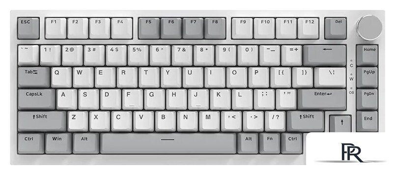 Клавиатура Ajazz AK820 (серый/белый, Ajazz Red) - Изображение №1 — Интернет-магазин ПроЗаказ