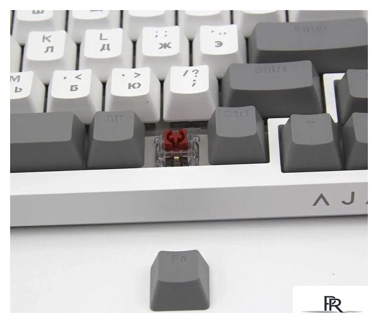 Клавиатура Ajazz AK820 (серый/белый, Ajazz Red) - Изображение №4 — Интернет-магазин ПроЗаказ