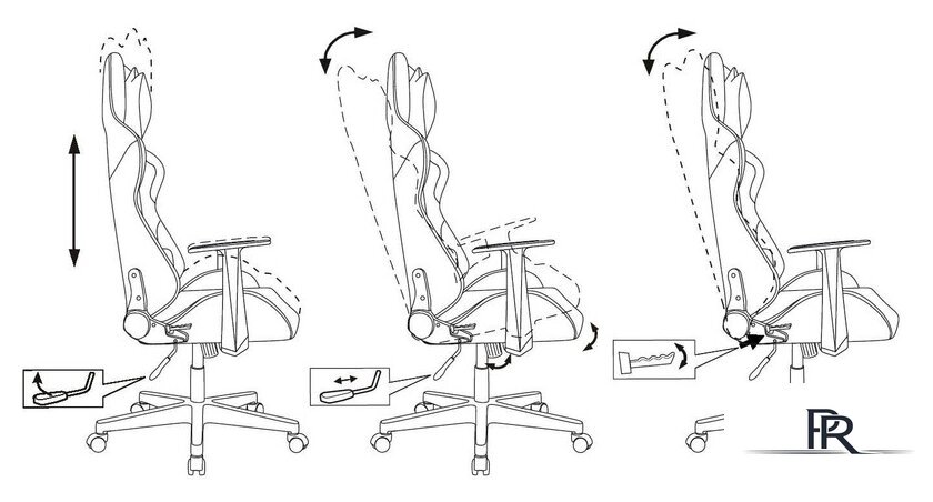 Игровое (геймерское) кресло Zombie Neo 3C1 1972993 (серый) - Изображение №22 — Интернет-магазин ПроЗаказ